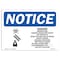 Signmission Safety Sign, OSHA Notice, 10" Height, Danger! Abandoned Sign With Symbol, Portrait OS-NS-D-710-V-10928 - alternate 1
